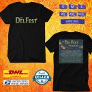 FESTIVAL 2023 DELFEST MUSIC FESTIVAL BLACK TEE SHIRT W LINEUP CODE EP01
