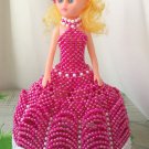 rose-red Acrylic Beads handmade doll home decoration nice kid's display toy gifts