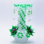green Acrylic Beads handmade flower vase home decoration fashionable display gifts