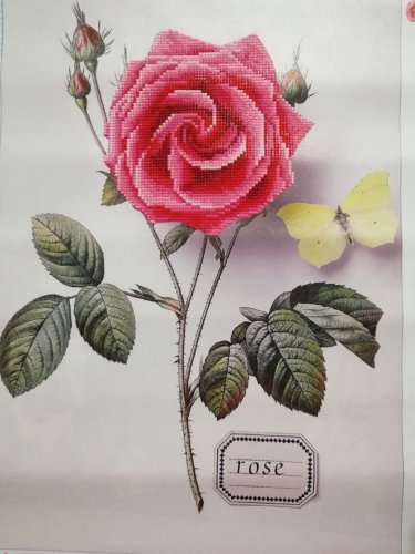 finished Wall Art handmade DIY 5D partial diamond picture red rose flower