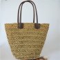 Natural Hollowed Out Aquatic Plant Handbag HANDWOVEN, Tote Bag Shoulder Bag #H247