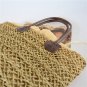 Natural Hollowed Out Aquatic Plant Handbag HANDWOVEN, Tote Bag Shoulder Bag #H247