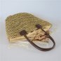 Natural Hollowed Out Aquatic Plant Handbag HANDWOVEN, Tote Bag Shoulder Bag #H247