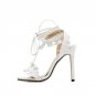 DEleventh white high heels
