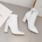 Woman boots white