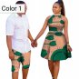 African couple Cotton clothing wax printing Women Dress and Men's Shirt Pants