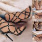 Women's shoes fish mouth cross strap high heel sandals 3 Colors