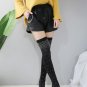 High-heeled shoes with pointed toe drilled high-heeled shiny boots