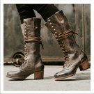 Lace-up boots women's thick heel plus size 40-43 Lace-up boots women's thick heel plus size 40-43