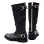 plus size motorcycle boots high tube plus size rider boots buckle men's boots