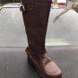 plus size motorcycle boots high tube plus size rider boots buckle men's boots