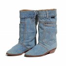 Women's Boots Mid Waist Low Heel Casual Cowboy Short Boots Ladies