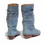 Women's Boots Mid Waist Low Heel Casual Cowboy Short Boots Ladies