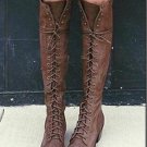 Women's shoes fashion boots long barrel rivets