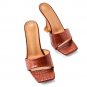 2021 summer new high-heeled wine glass with square head fashion ladies 35-42 large size 3 Colors