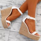Fashion Super High Heel Platform Buckle Ladies Plus Size Sandals 40-43 Fashion Super High Heel Platform Buckle Ladies Plus Size Sandals 40-43