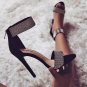 Eleventh Women's fashion crystal cross-border high heels 43 large size sandals women