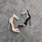 Eleventh Women's fashion crystal cross-border high heels 43 large size sandals women