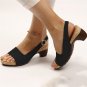 Large size buckle open toe sandals 3 colors