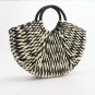 New Style Hollowed Out Straw Handbag HANDWOVEN, Tote Bag Shoulder Bag #H251