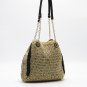One Shoulder Camel Beige Straw Bag Crochet Women's Bag