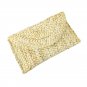 Corn fur hand woven clutch bag women's mobile bag coin purse many colors