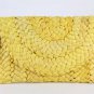 Corn fur hand woven clutch bag women's mobile bag coin purse many colors