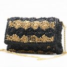 Z Fan Straw Bag One Shoulder Crossbody Braided Women's Bag Z Fan Straw Bag One Shoulder Crossbody Braided Women's Bag