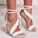 Fashion Sexy Ruffle Simple Sexy Roman High Heel Sandals Fashion Sexy Ruffle Simple Sexy Roman High Heel Sandals