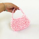 Ribbon bag knitting bag crochet summer women's mobile bag handbag Ribbon bag knitting bag crochet summer women's mobile bag handbag