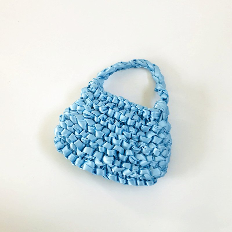 Ribbon bag knitting bag crochet summer women's mobile bag handbag