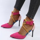 Large size stiletto pointed toe low-top women's fashion sandals