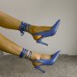 Ankle strap sexy stiletto women's sandals 3 colors