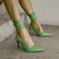 Ankle strap sexy stiletto women's sandals 3 colors