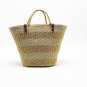 Gold and silver paper rope straw bag handbag shoulder bag
