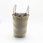 Gold and silver paper rope straw bag handbag shoulder bag