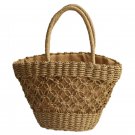 Women's bag hand-held one-shoulder straw simple leisure beach travel vacation bag Women's bag hand-held one-shoulder straw simple leisure beach travel vacation bag