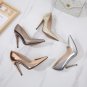 12cm French small high heels large size stiletto shoes 4 colors