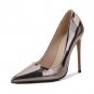 12cm French small high heels large size stiletto shoes 4 colors