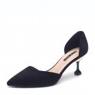 Women's pointed toe suede stiletto high heels 2 colors