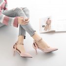 Women's metal buckle mid-heel shoes Women's metal buckle mid-heel shoes