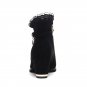Women's boots mid heel platform ankle boots side zip thick heel