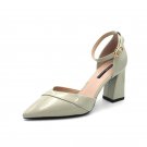 Women's summer all match thick heel pointed toe sandals Women's summer all match thick heel pointed toe sandals