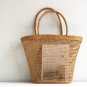 New yellow grass hollow women's single shoulder bag travel holiday bag