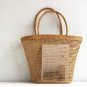 New yellow grass hollow women's single shoulder bag travel holiday bag