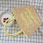 Embroidery Wheatgrass Shoulder Ladies Straw Bag Summer Vacation Travel Bag