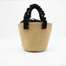 Paper braided straw woven bag Feizi handbag lace hand-held women