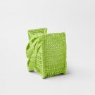 Z simple shoulder women's bag children's bag hollow crochet straw summer beach letter bag Z simple shoulder women's bag children's bag hollow crochet straw summer beach letter bag