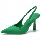 New pointed toe french elegant party wedding mules sandals