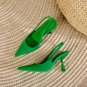 New pointed toe french elegant party wedding mules sandals